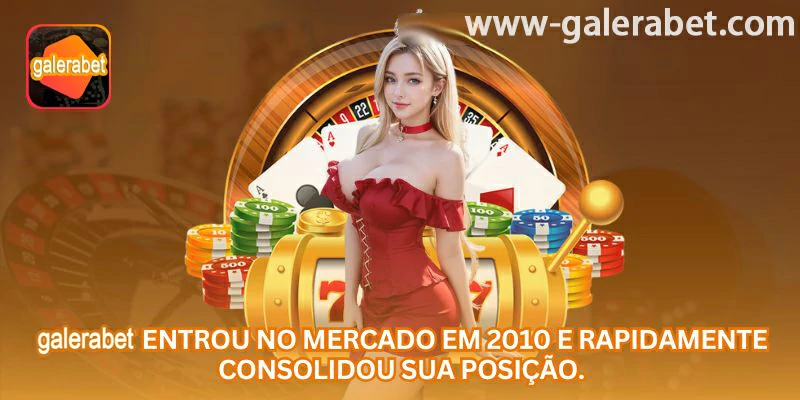 Banner 3 da GALERABET para cassino online, apostas esportivas e entretenimento no Brasil