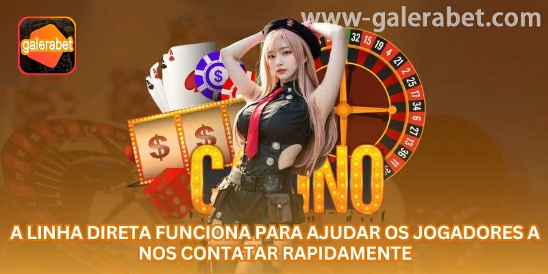 Contato telefônico confirmado na página oficial da galerabet