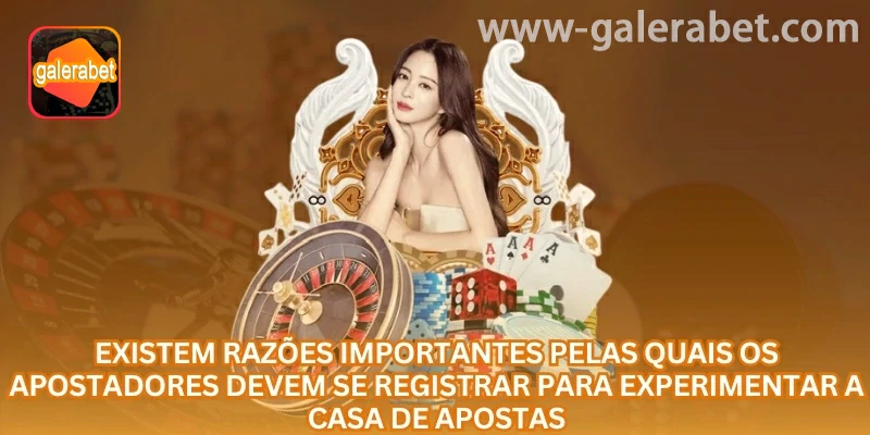 Áreas da galerabet disponíveis depois da ativação do cadastro