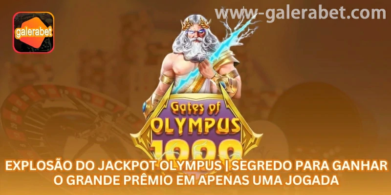 Jackpot Olympus online na GALERABET com foco em slots, saldo em R$ e decisões responsáveis para jogadores brasileiros